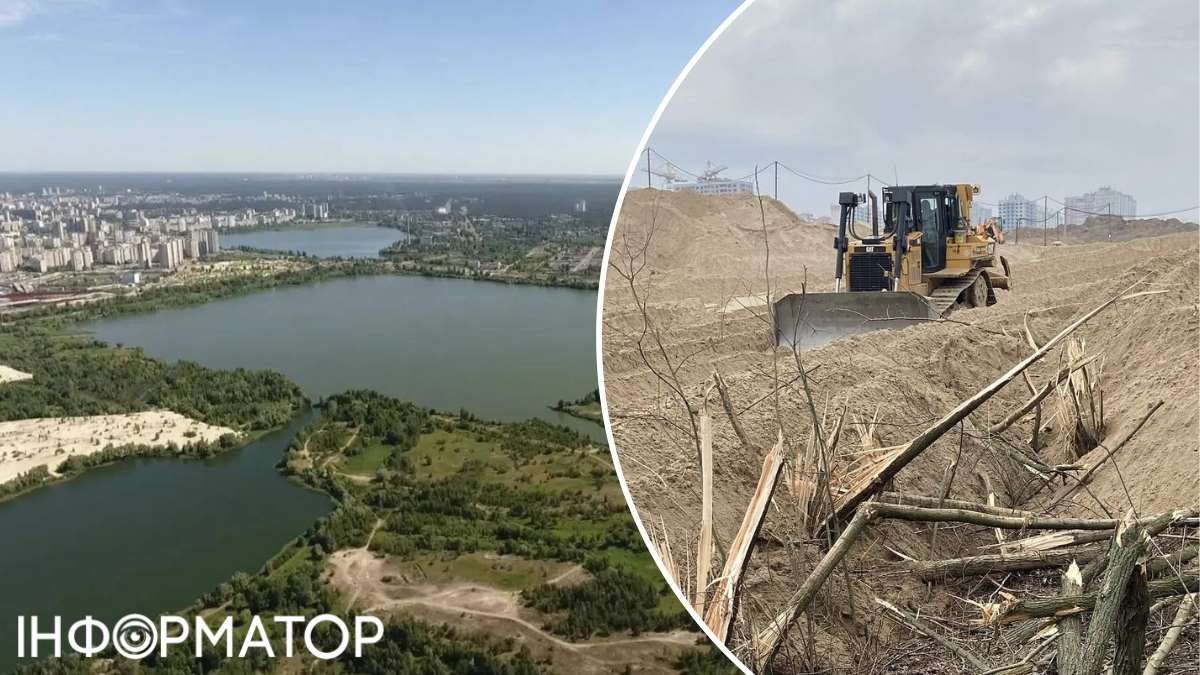 Экопарк Осокорки строительство скандальная застройка Дарница