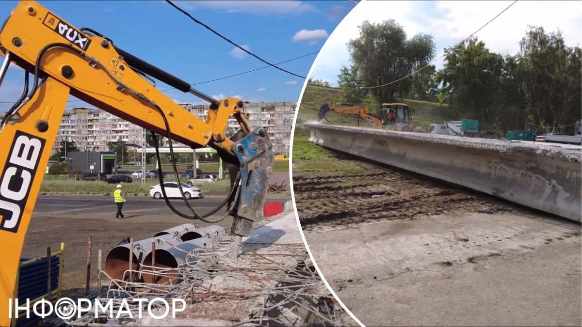 Балки моста, согласно маркировке, изготовлены в 1985 году, однако из-за плохой эксплуатации уже фактически сгнили изнутри