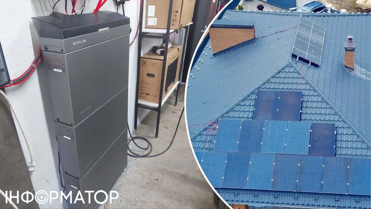 Взимку, каже Сергій, усі панелі зможуть дати приблизно 5-7 кВт енергії на день (половина заряду акумуляторів) - відтак, батареї все ж треба буде підзаряджати від загальної енергосистеми Взимку, каже Сергій, усі панелі зможуть дати приблизно 5-7 кВт енергії на день (половина заряду акумуляторів) - відтак, батареї все ж треба буде підзаряджати від загальної енергосистеми