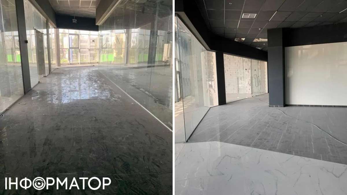 Стелі висотою в 5 метрів та "сучасний ремонт" у виконанні будівельників: нині ситуація на 2 поверсі виглядає так