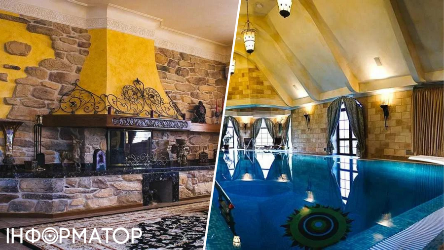 Піч на всяк випадок не показують, проте хваляться каміном та басейном