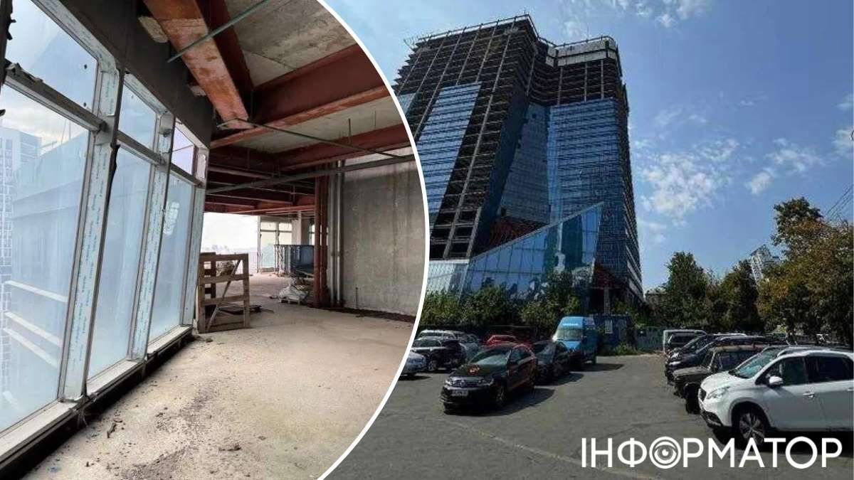 Недостройка застеклена более чем на 50% и законсервирована