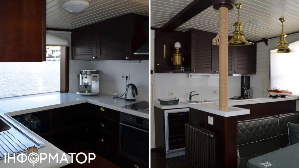 На судні облаштовано чудовий камбуз