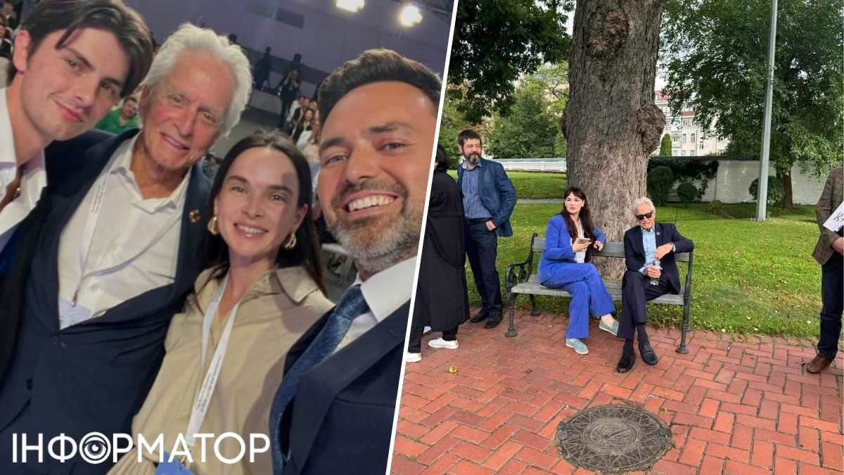 Зробило селфі й подружжя Мірошниченків - Тимур посміхався дуже широко, бо ще мав вести цілий Саміт перших леді й джентльменів