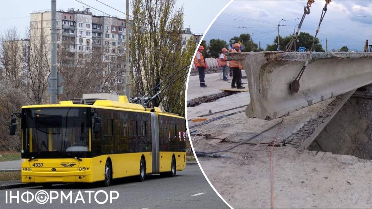 Громадський транспорт Київ тролейбуси