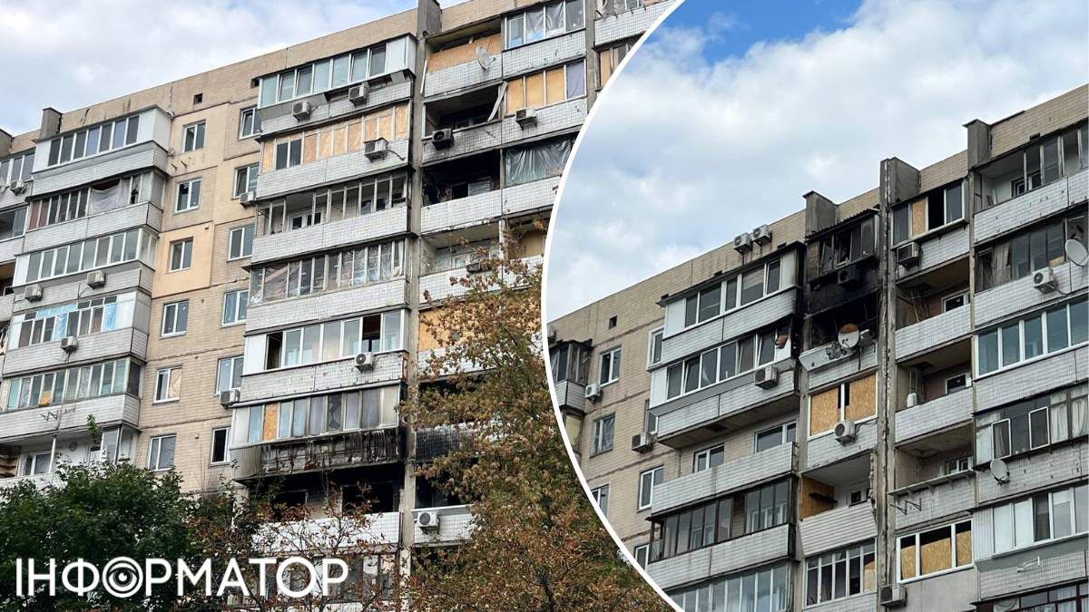 Внаслідок удару вщент вигоріло з десяток квартир