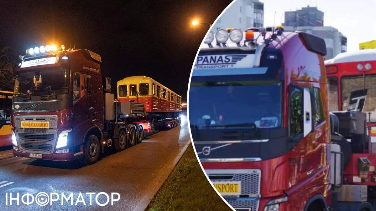 На фото с вагоном (слева), которое опубликовало КП "Киевский метрополитен", заметна надпись "Panas", справа она же - уже в дневном свете