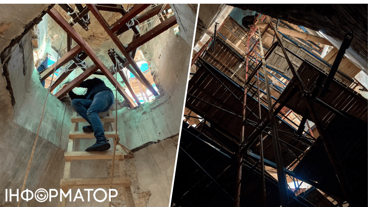 При реставрации мастера должны восстановить межъярусное перекрытие, опираясь на исторические архивы При реставрации мастера должны восстановить межъярусное перекрытие, опираясь на исторические архивы