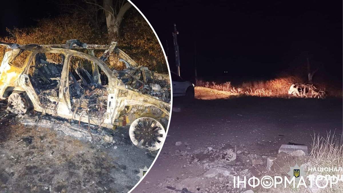 Поліція опубліковала фото позашляховика Мамояна, який повністю згорів на Одещині Поліція опубліковала фото позашляховика Мамояна, який повністю згорів на Одещині