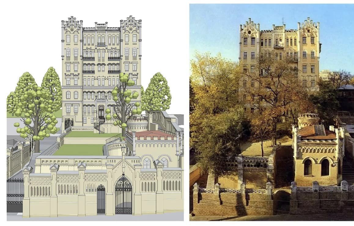 Такого вигляду садиба Лапінського має набути після реконструкції Такого вигляду садиба Лапінського має набути після реконструкції