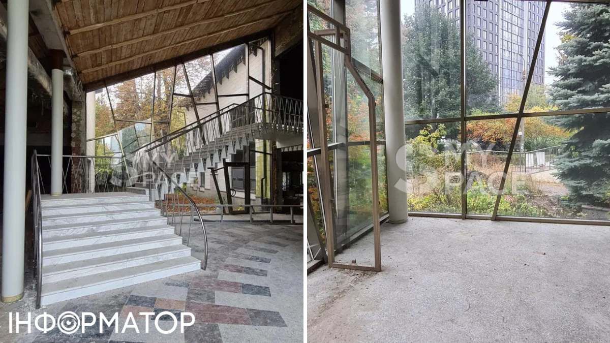 Внутри достаточно просторно - высота потолков достигает 9 метров в атриуме