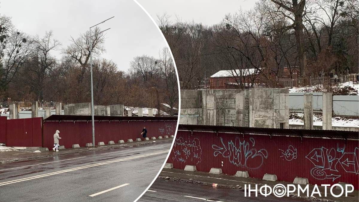 За півроку будівельники вже змогли "вигнати" фундамент та почали зводити бетонні монолітні конструкції першого поверха будинку