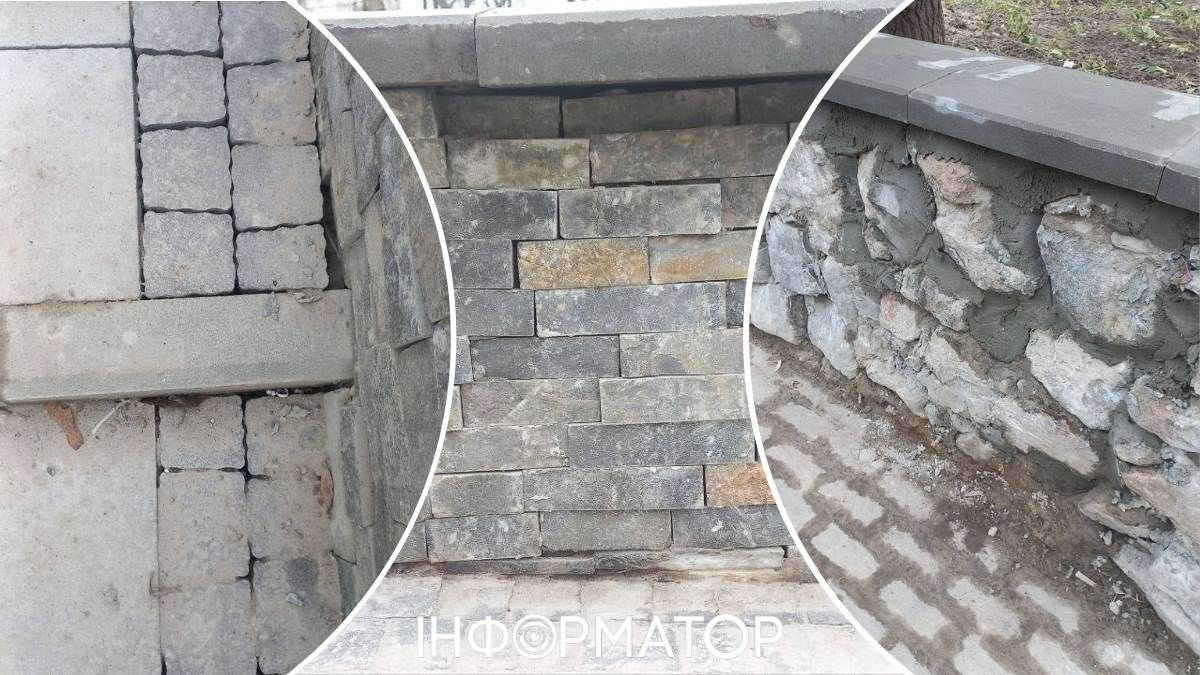 С фотографий Даши Глущенко видно, что работы выполнены, как минимум, халтурно. Фото: Facebook