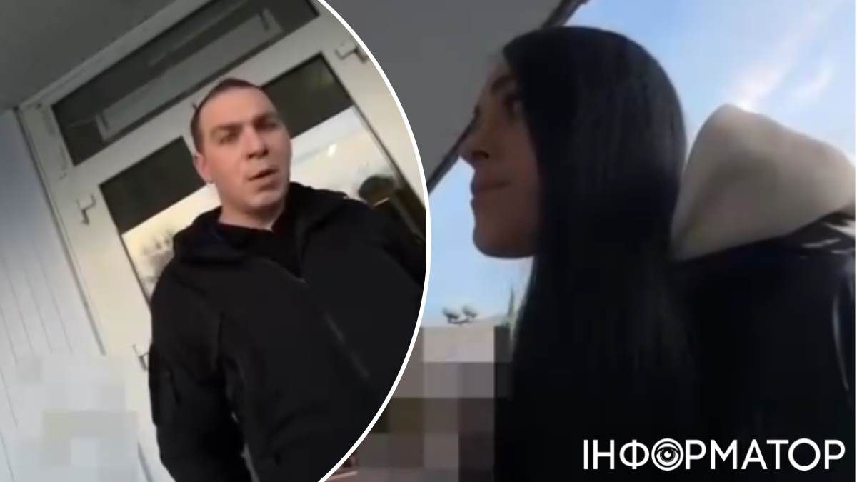 На зауваження відвідувачки про те, що йде тривога і у мінімум, небезпечно, охоронець з неохотою визнав, що у країні йде "типу війна" - це викликало резонне обурення в суспільства