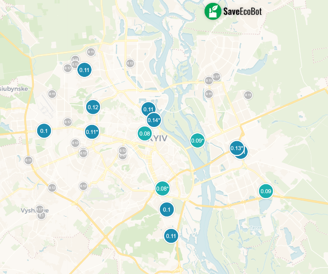 По состоянию на 11:30 в пятницу, 14 февраля 2025 года, ситуация с радиационным фоном в Киеве в пределах нормы По состоянию на 11:30 в пятницу, 14 февраля 2025 года, ситуация с радиационным фоном в Киеве в пределах нормы
