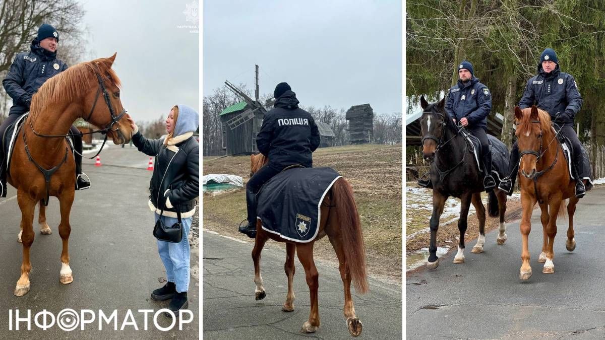 Кінна поліція Київ Пирогів музей
