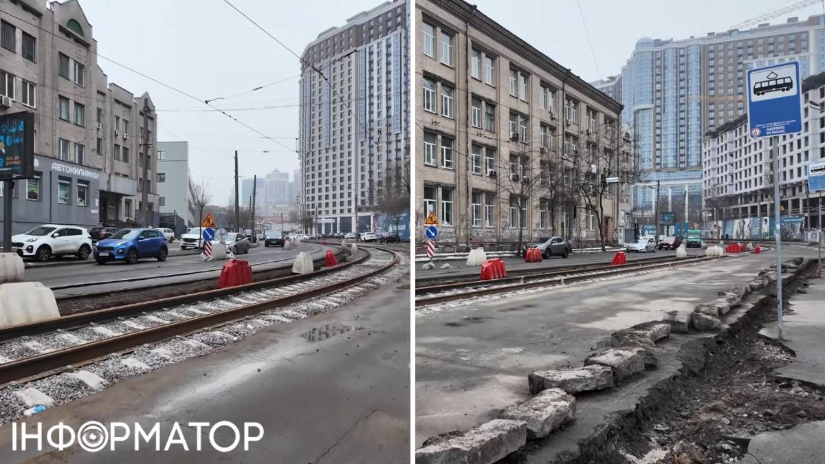 На відміну від капремонту на вул. Кирилівській, що тривав майже 2 роки, на Глибочицькій просто перекладатимуть колії та асфальтне покриття