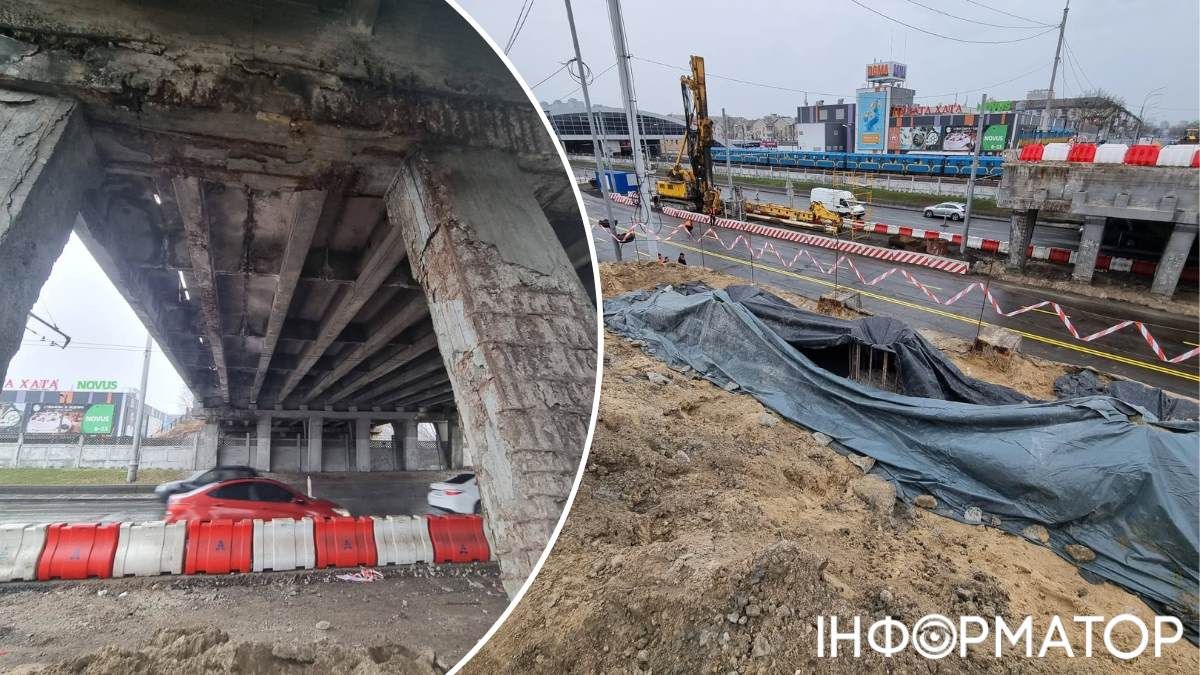 Шляхопровід перебував у аварійному стані й потребував термінової заміни. Фото: Facebook Павла Авдокушина