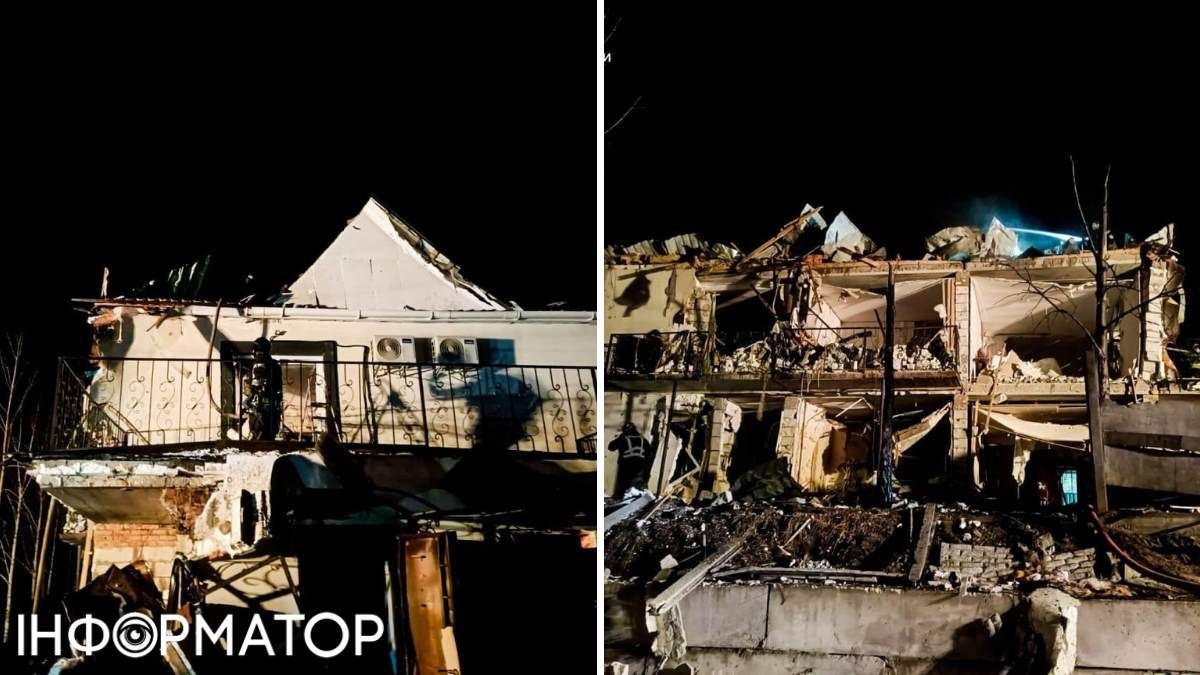 Ворожі БпЛА пошкодили й частково зруйнували декілька житлових будинків на Бучанщині Ворожі БпЛА пошкодили й частково зруйнували декілька житлових будинків на Бучанщині