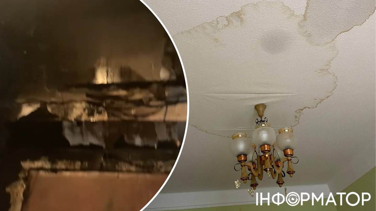 Жители дома снимают стекающие по стенам "ручьи" и считают ущерб от испорченных ремонтов в собственных квартирах