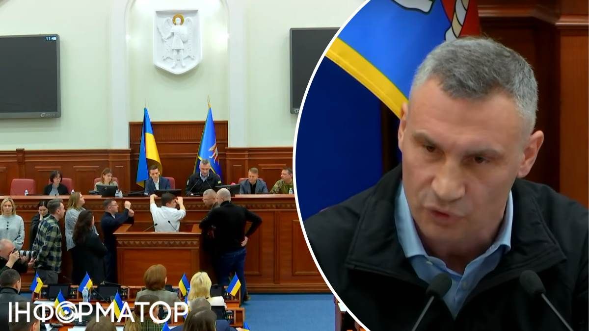 Кличко так грозно смотрел на Витренко, что человек с более слабыми нервами давно бы уже оставил трибуну.