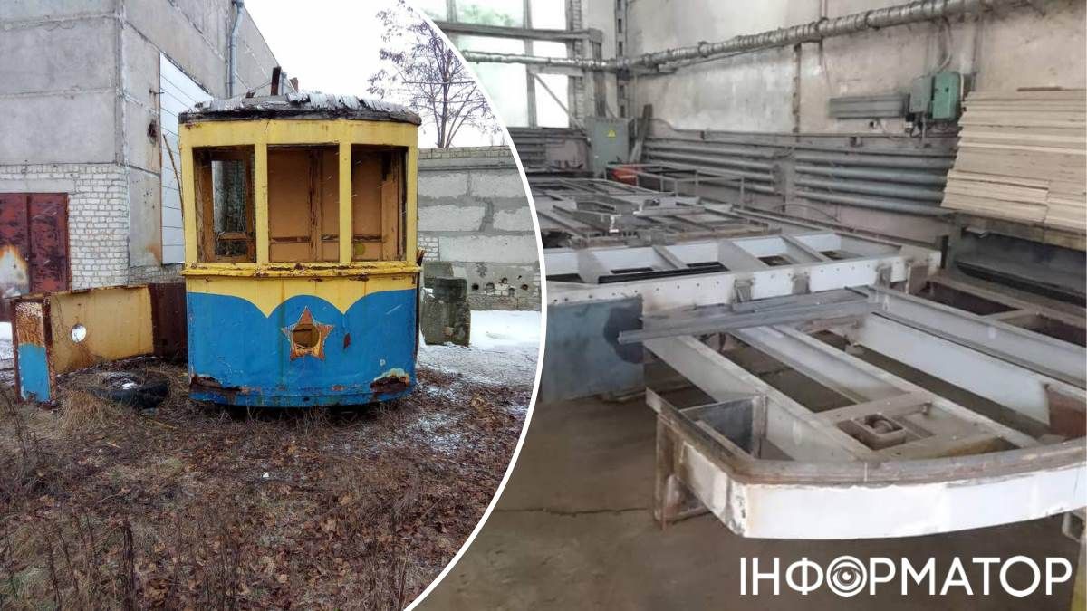 На СТО вже почали робити візок для репліки трамвая, втім, роботи припинилися з початком вторгнення РФ