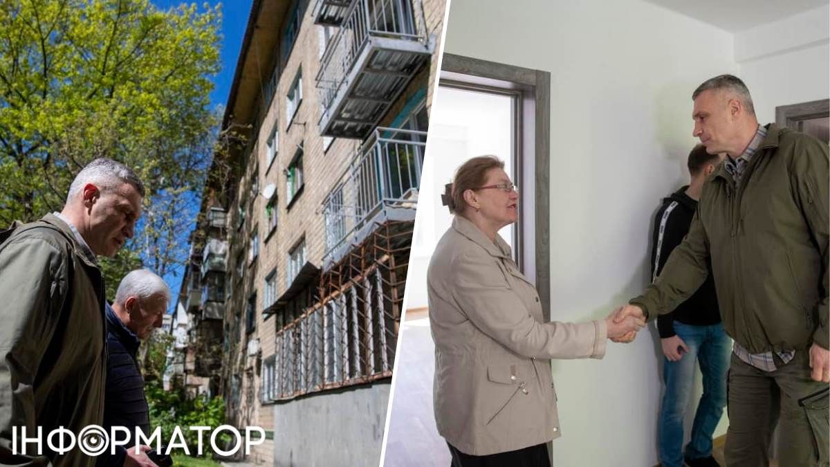 Мэр приехал передать квартиры их жителям лично. Фото: Вячеслав Непоп