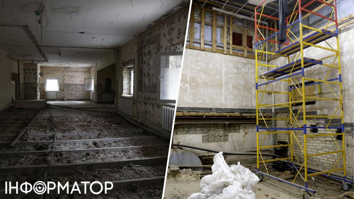 Внутри помещений бывшего кинотеатра уже ведутся ремонтные работы.