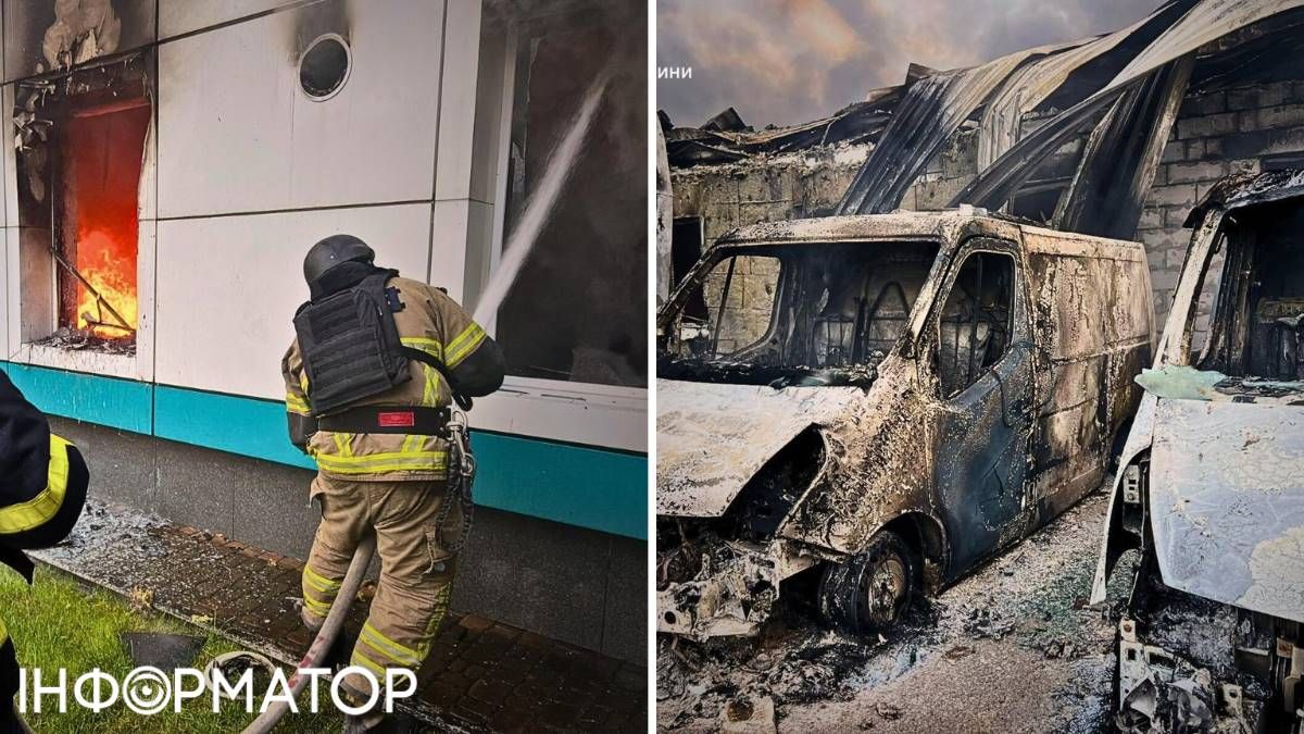 Бійці ДСНС ліквідовують наслідки ворожої атаки на Київщину