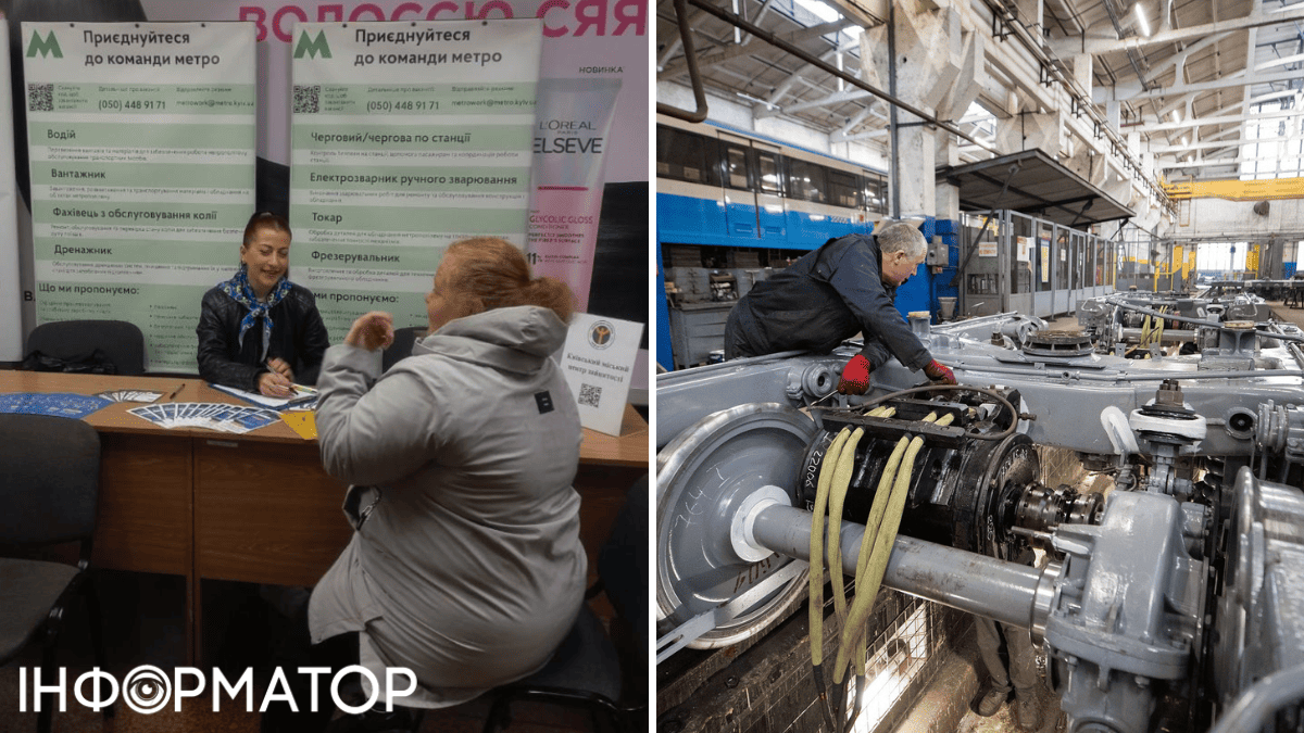 Київський метрополітен вакансії працевлаштуання