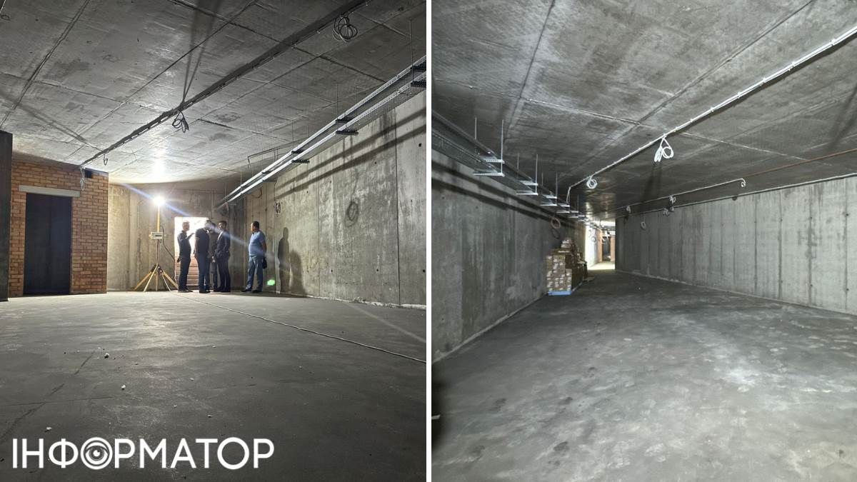 Світлини зсередини недобудови: десь так виглядатиме укриття у паркінгу. Фото: Facebook Олександр Ковтунов