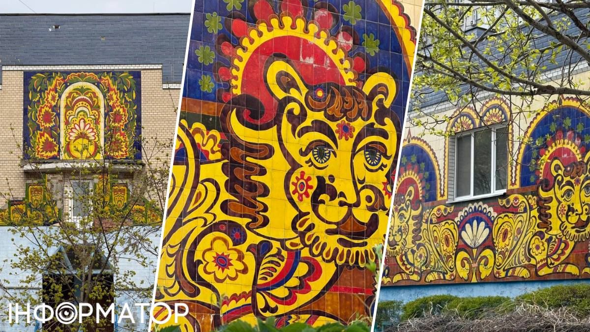 Інші чудові майолики, які ще прикрашають стіни дитсадка, так само опинилися під загрозою знищення, каже Еттінгер