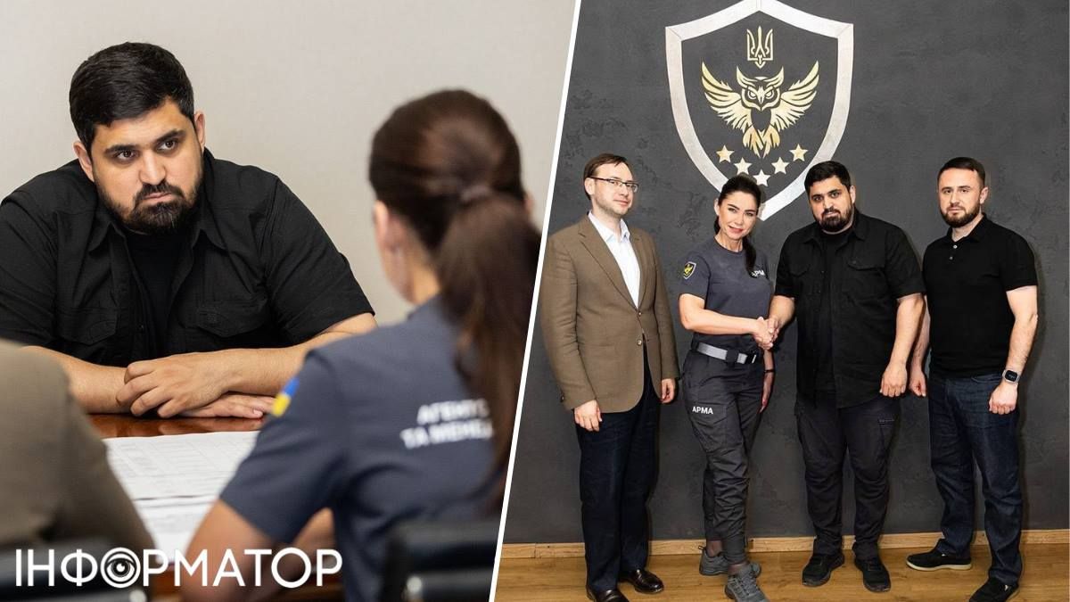 На світлинах із зустрічі Ткаченка й Думи присутній також колишній заступник очільниці АРМА Андрій Паладій (крайній справа), зараз він - голова Дніпровської РДА у Києві