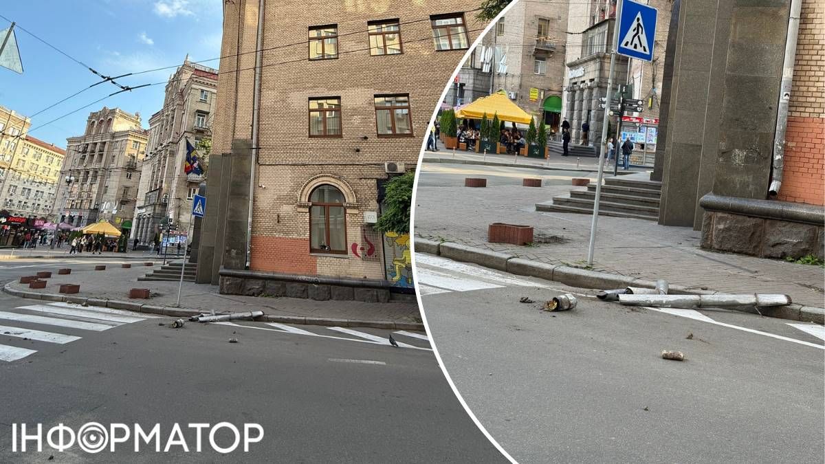 Желоб чуть не упал на голову прохожим – журналисты чудом спаслись благодаря своей реакции