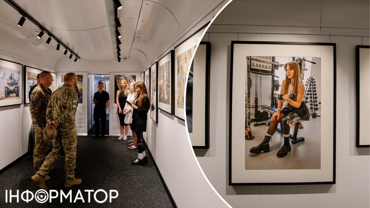 Экспозиция является общим проектом Баффета и Укрзализныци и размещается в трех вагонах