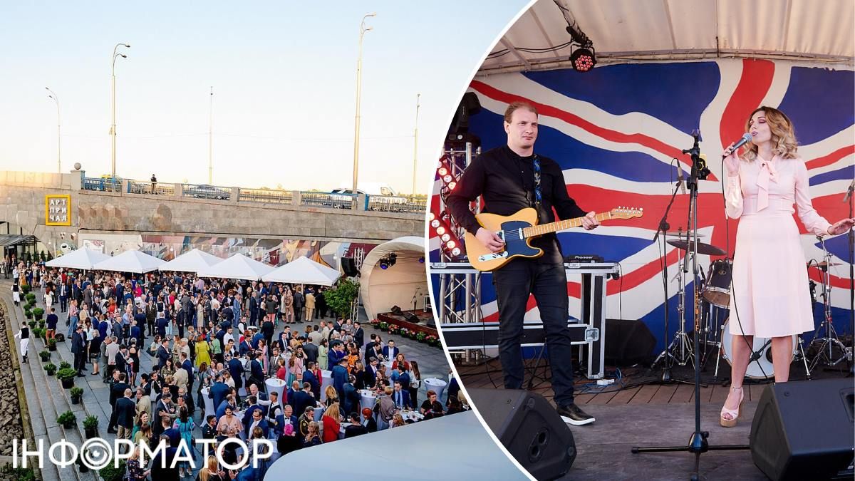 Прием посольства Британии на арт-локации, фото с сайта компании Арт Причал.