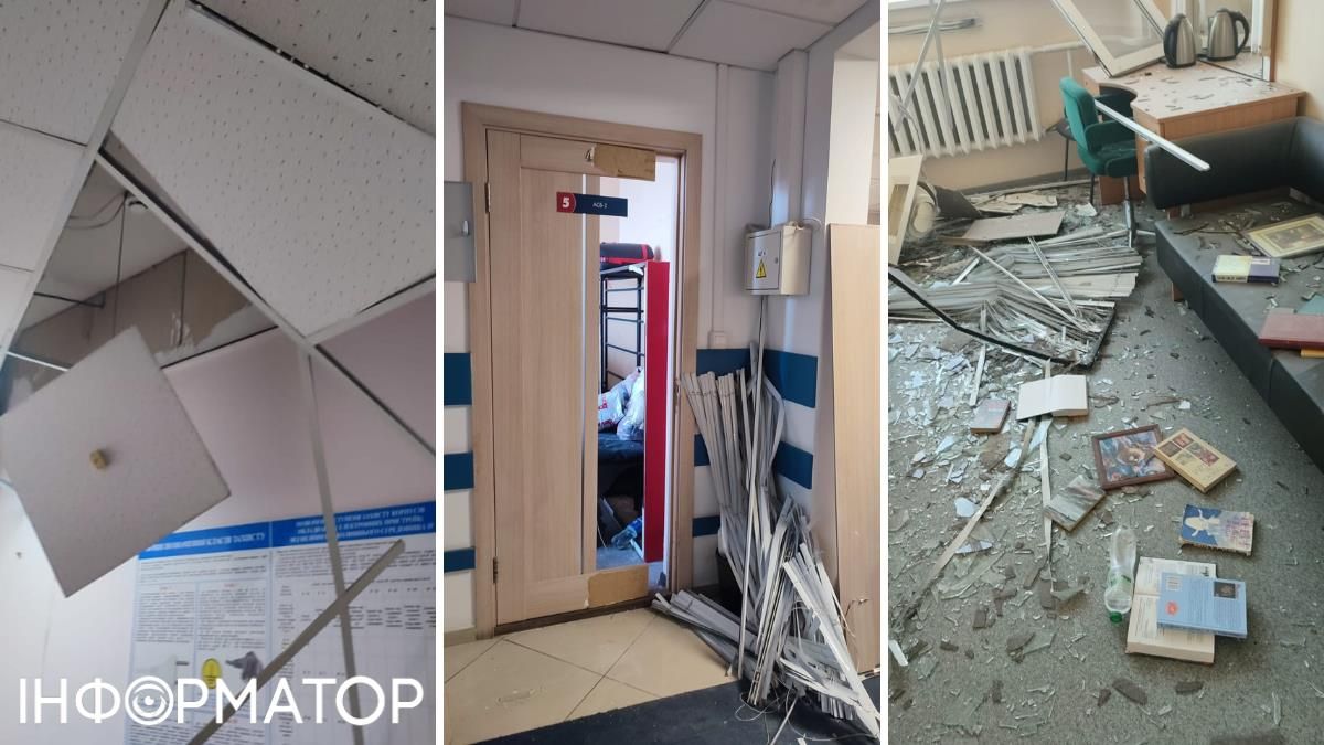 Пошкодження 5 канал атака на Київ 10 липня