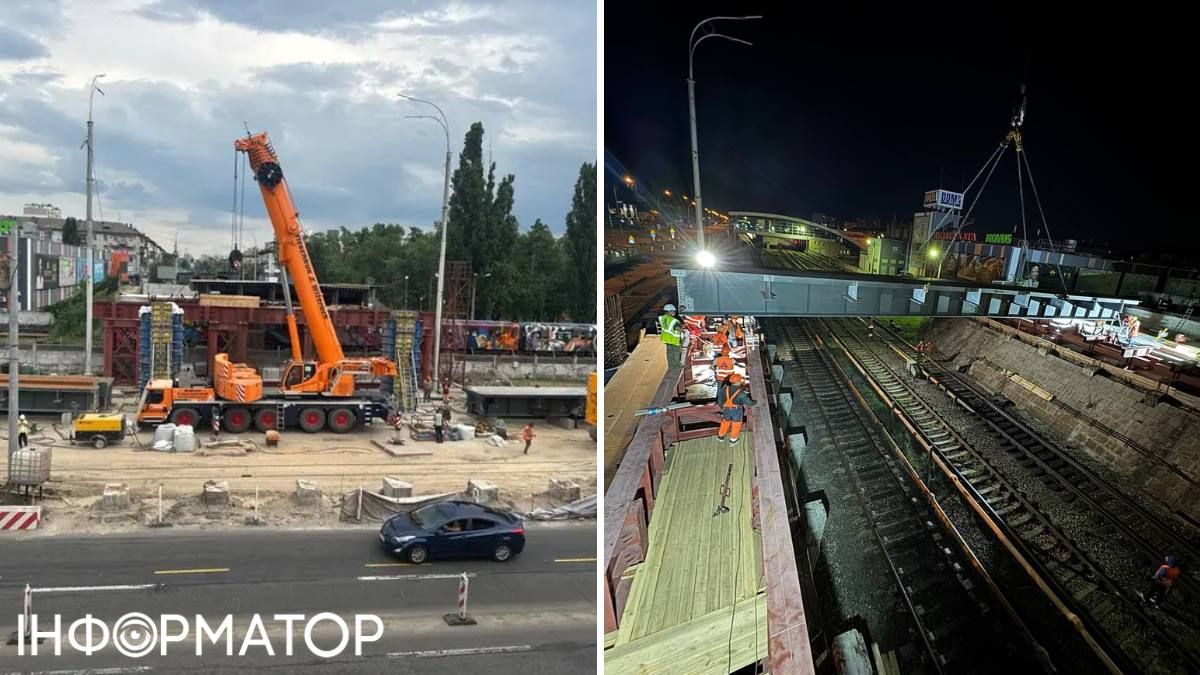 Ремонт шляхопроводу метро Дарниця
