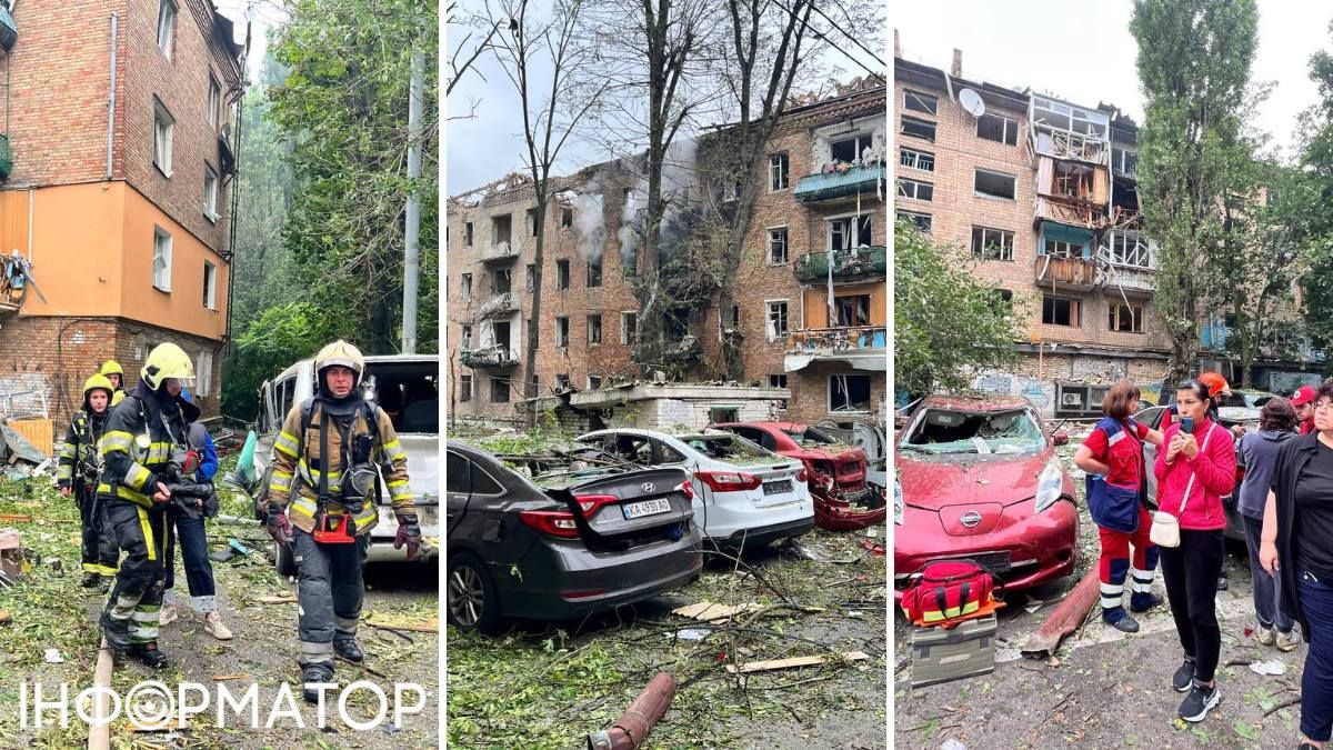 На Солом'янці сильно постраждали 4-поверхівки На Солом'янці сильно постраждали 4-поверхівки