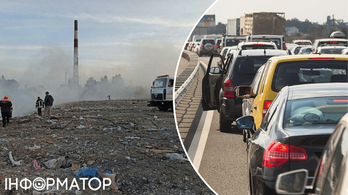 Бортничный мусор транспорт дорога пробки