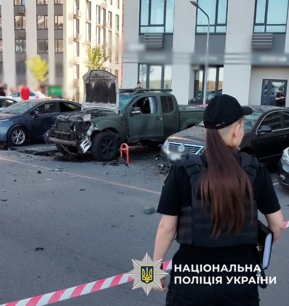 Підірване авто