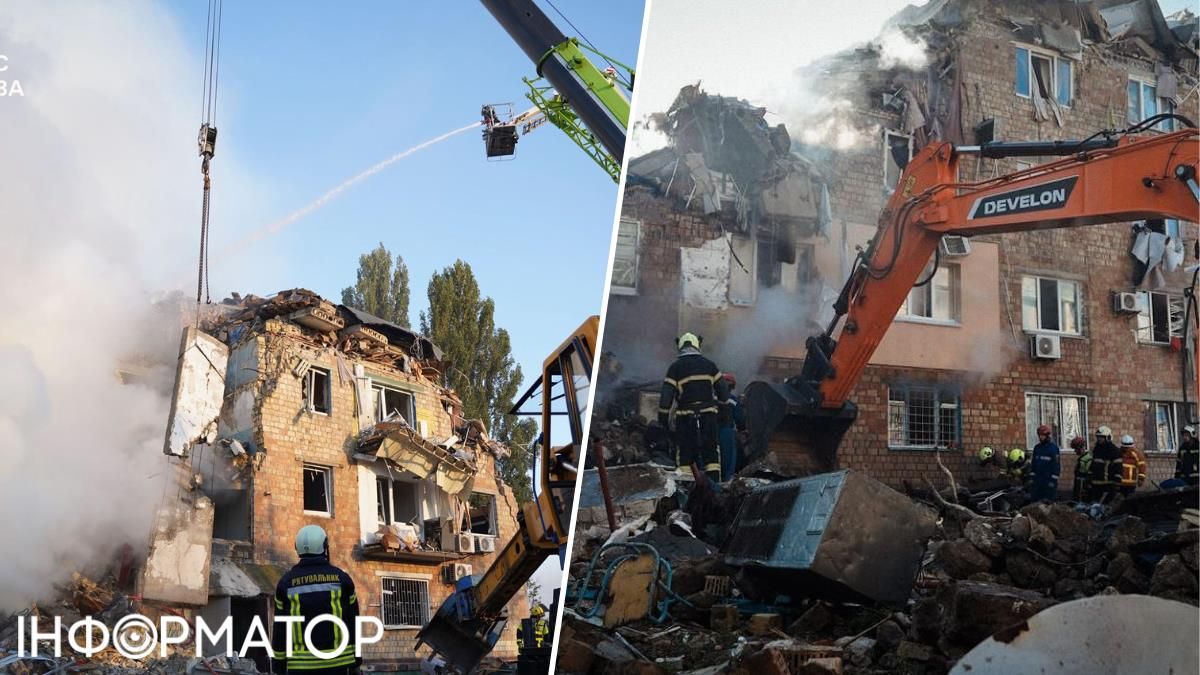 Наслідки атаки є загалом по всьому місту - у 7 районах, та найбільше постраждали багатоповерхівки на Дарниці