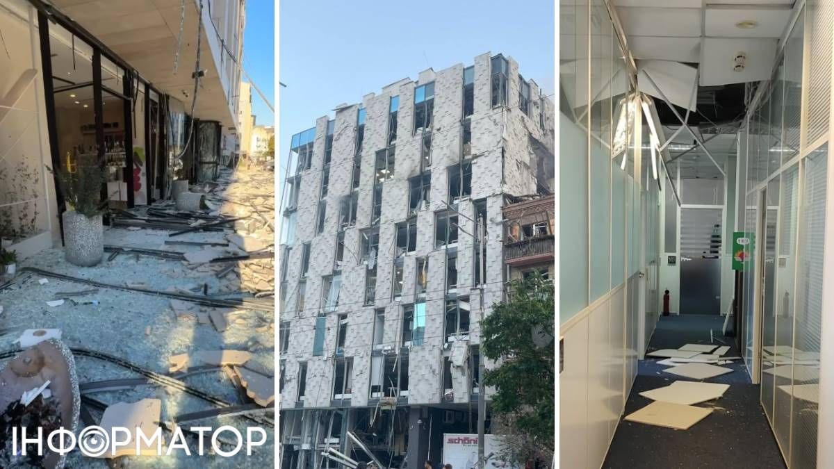 Повреждение ул. Жилянская Антоновича Киев