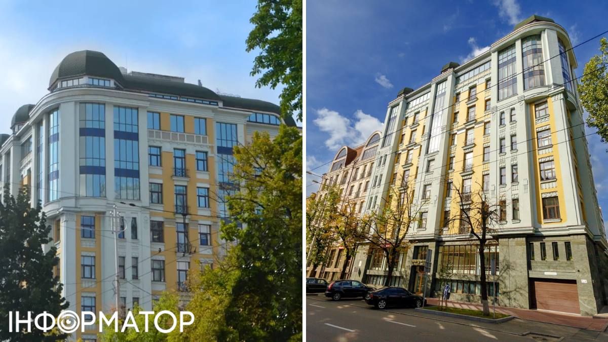 Здание в классическом стиле с элементами модерна построили здесь в 2008 году, надстроив старенький дом 1930-го года.