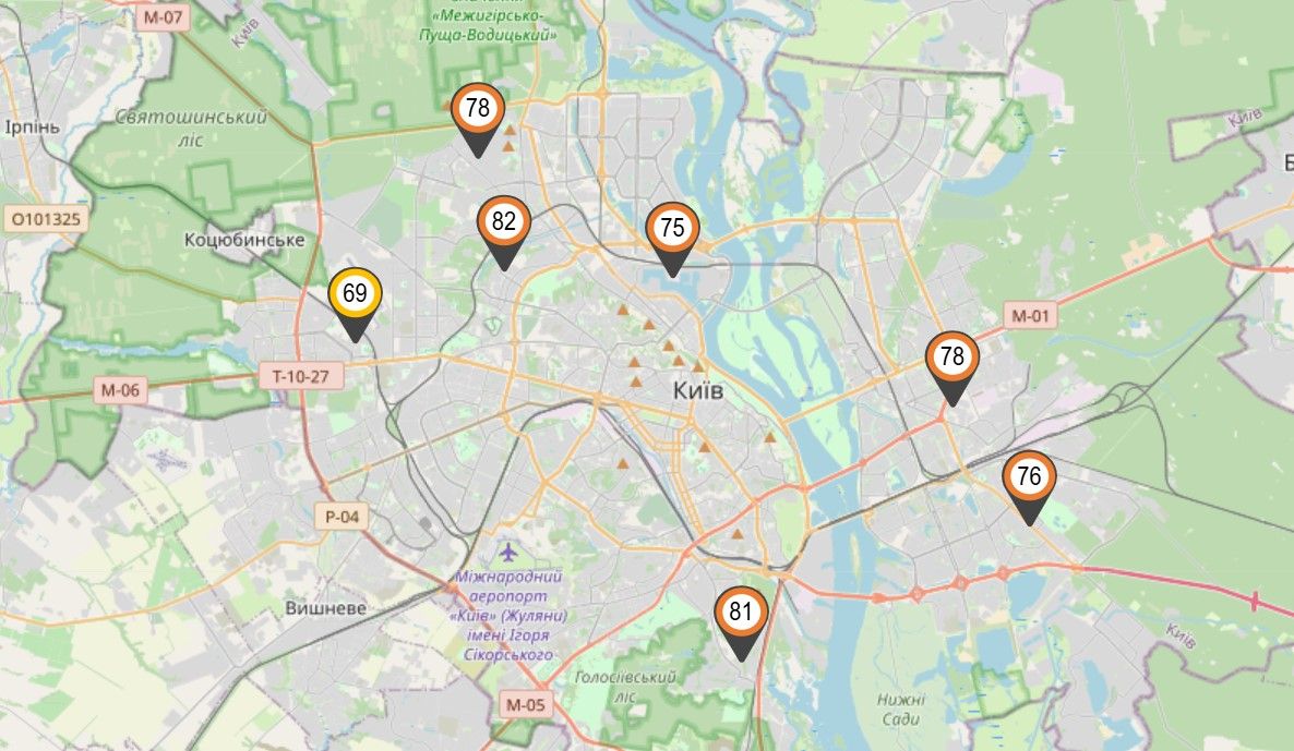 Состояние воздуха в Киеве 1 сентября: asm.kyivcity.gov.ua Состояние воздуха в Киеве 1 сентября: asm.kyivcity.gov.ua