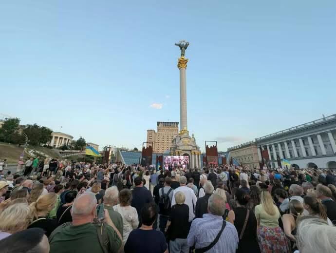 Заходи відбуваються на Майдані і Хрещатику. Фото: Українська правда