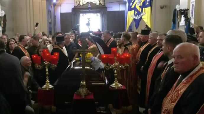 Церемонія прощання з політиком у Соборі Св. Юра (Львів) Церемонія прощання з політиком у Соборі Св. Юра (Львів)