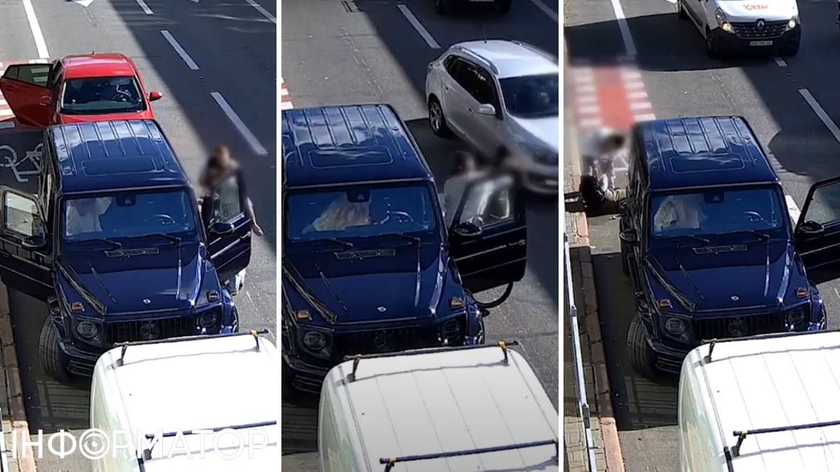 Побиття велосипедист парковка "Кубик"