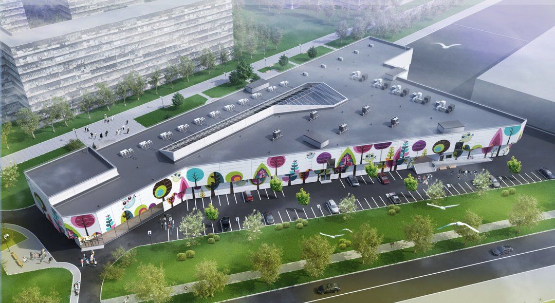 Так виглядає проєкт ТРЦ New Ray на Трої