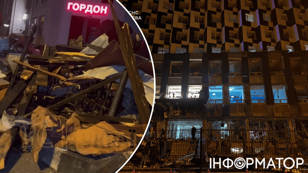 На Подоле в Киеве пострадал офис издания Гордон и бизнес-центр Домино - видео